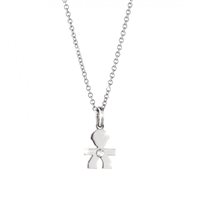 Boucle d'oreilles unique Le Bebé Femme Le Briciole in Or blanc Diamante 0.003 Ct LBB333 - LBB333